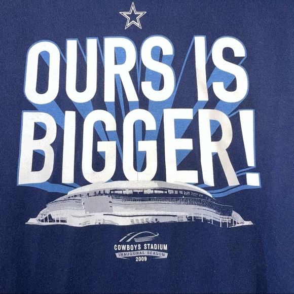 Vintage Dallas Cowboys “Ours is Bigger” 2009 T-shirt - Picture 2 of 5